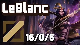 【 MID 】 Master LeBlanc vs Zed