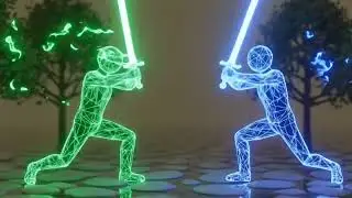 Green Vs Blue.. Who will win? Fight with Power... stickman Animation.