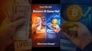 Salary Hike Rule Explained | Salary Hike ka Kitna Invest Karein? | Crypto & SIP Strategy #shorts