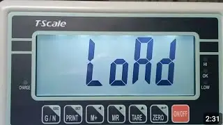 T- Scale calibration system.
