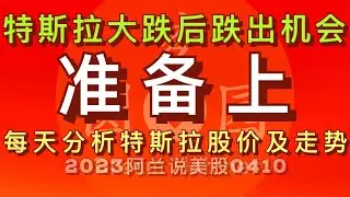 [阿兰说美股] 特斯拉先跌后涨，又出现上周四的走势，这种反弹难敌下跌大势，特斯拉已跌出抄底机会！抄傢伙准备上！#tsla ＊点击下方[说明]栏内的链接成为会员，修美股功夫做美股狙击手！