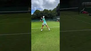 Beautiful Practice on Beautiful Grass Court 😍 #alcaraz #djokovic #nadal #new #tennis  #wimbledon
