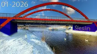 Ślesin - Most styczeń 2026