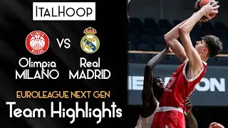Euroleague Next Gen - Olimpia Milano vs Real Madrid Highlights