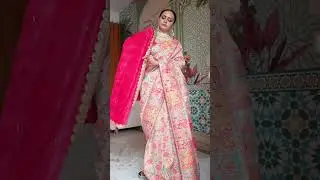 Winter fashion #fashion #saree #winter