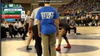 Washington State High School Wrestling Championship Match February 2016