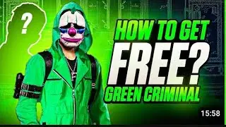 Free Green Criminal Bundle Best Trick Garena Free Fire Total Gaming.2025