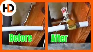 Stop Noisy Pipes: DIY Water Hammer Arrester $12.28