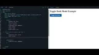 How to create a Light Toggle Switch in CSS  Javascript