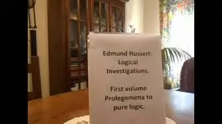 Edmund Husserl: Logical Investigations.