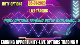 LEARN TO EARN -INDEX OPTIONs TRADING..LIVE MARKET |05-01-2023