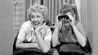 Lucy and Ethel Snoop on a New Neighbor!