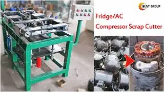 Compressor Scrap Cutter Machine/Scrapping Compressor for Copper