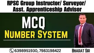 MCQ CLASS FOR RPSC GROUP INSTRUCTOR BEST 50  II NUMBER SYSTEM   II