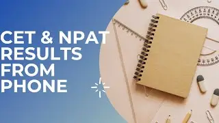 CET & NPAT RESULTS FROM PHONE || NMIMS RESULTS #shorts