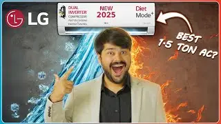 ❄️ LG AI Convertible 6-in-1 AC (2025) Review ⚡| Dual Inverter, VIRAAT Mode & Smart Cooling 🇮🇳🔥