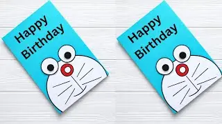 DIY Doraemon Handmade birthday Card | Easy Paper Craft Ideas