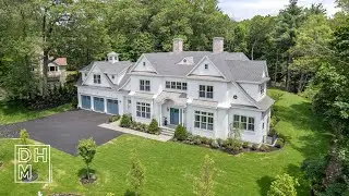 Exterior Drone Videography Of A New Luxury Build In Wellesley, MA