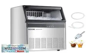 VEVOR Ice Maker for Bar  110 lbs Daily Output with 33