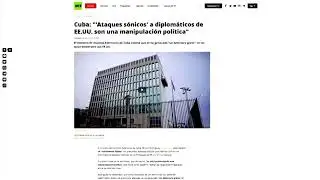 Sin evidencias de ataque s&oacute;nico en Cuba