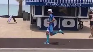 2018 - Ironman Lanzarote T2 - Leader Alessandro Degasperi