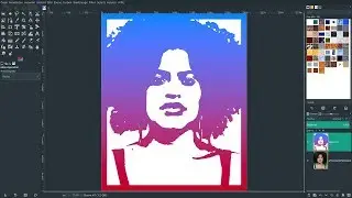 Gimp 2.10.12 Lernvideo: Transformiere ein Foto in ein Pop Art Poster!