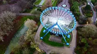Walibi Holland by drone | Wintersluiting