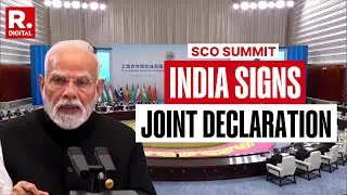 SCO Summit: India Signs Joint Declaration At SCO Leaders Meeting, Declaration Condemns Terrorism