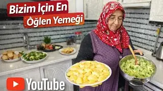 🍽️ Pırasalı Patates Kavurması & Malag Köle Hamuru | Köy Öğlen Sofrası