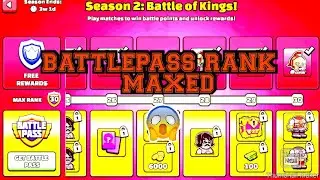 Mini militia my battle pass rank is maxed I collect rewards please check description