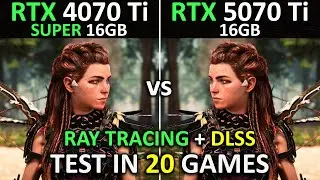 RTX 5070 Ti vs RTX 4070Ti SUPER | 1440p & 4K | Rasterization | RT + DLSS | 2025