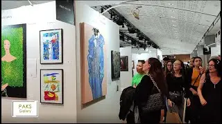 Paris 2022 art fair of the PAKS Gallery booth - Carrousel du Louvre impressions