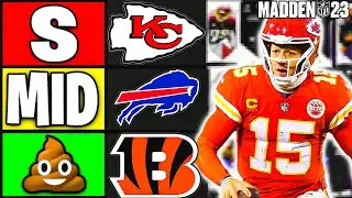 *NEW* RANKING THE BEST THEME TEAMS IN MADDEN 23! MADDEN 23 Ultimate Team Tier List
