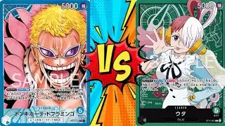 [OP08.5 Format] Blue Doffy Deck VS Green Uta #onepiece #onepiececardgame #allblue