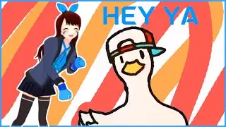 Qyuwi Hey Ya (subaru and duck dance) |#shorts