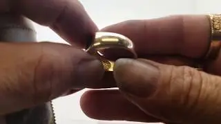 14K Men's Yellow Gold Tiger Eye Ring Size 10