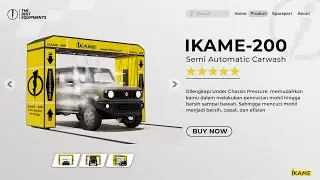 Semi Automatic Carwash - IKAME 200 || Mesin Cuci Mobil Semi Otomatis