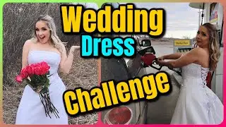I wore a WEDDING DRESS for 24 hours!