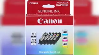 Review: Canon PGI-280XL/CLI-281 5 Color Pack Compatible to TR8520, TR7520, TS9120 Series,TS812...
