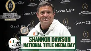 Shannon Dawson on Facing #1 Indiana | National Championship Media Day