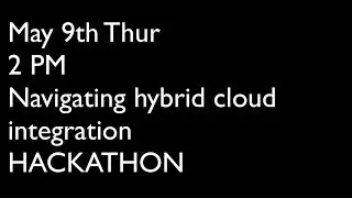 Navigating hybrid cloud integration Hackathon Promotion
