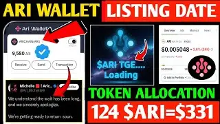 Ari Wallet Token Withdrawal 🤑 Ari Chain Token Send Received ~Ari Wallet Token Final Price Prediction