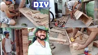 De LIXO a LUXO: 2 M&oacute;veis R&Uacute;STICOS de PALLET Incr&iacute;veis para Sala e Cozinha | Gastei QUASE NADA!