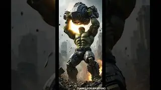 HULK SMASHES Giant Battle for Robots Army! 💥#Shorts#Hulk#Robot