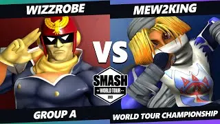 SWT Championship Group A - Wizzrobe (Falcon) Vs. Mew2King (Sheik, Marth) SSBM Melee Tournament
