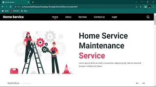 How to Add HTML and CSS to ASP.NET MVC Application| Home Service Project In MVC |Clever Learning
