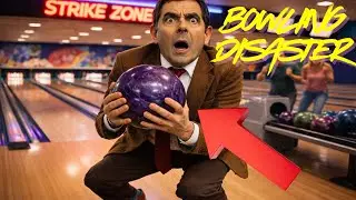 Mr Bean's First Bowling Experience Goes Hilariously Wrong - Classic Mr Bean