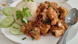 ข้าวยำไก่แซ่บ🐣 🔥🌶️ข้าวมันไก่ khao man kai 👍จานอร่อย ที่สุด ข้าวมันไก่จักรพรรดิ หอนาฬิกาเชียงราย