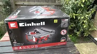 Einhell PCX 36V 2x18V 210mm Table Saw. Unboxing