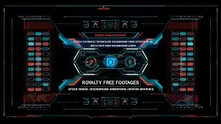 Hi-tech futuristic technology background video effects 4K HD | Tech motion graphics background loops